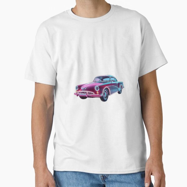 Item preview, Retro Neon Classic Car Art designed and sold by sharon1210.