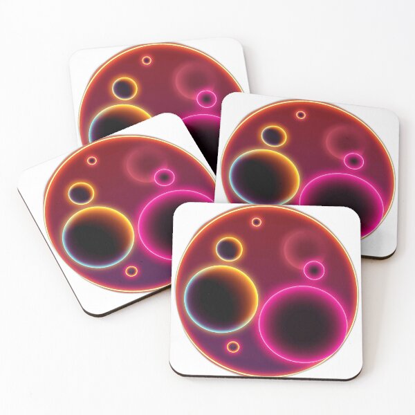 Item preview, Retro Neon Celestial Bodies Art designed and sold by sharon1210.