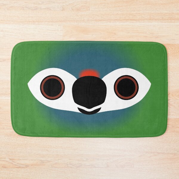 Item preview, The face of a Blue-winged macaw designed and sold by INKOYADO.