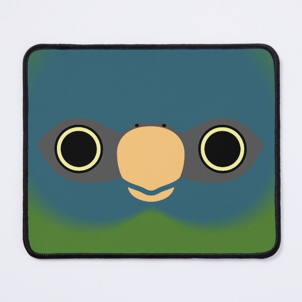 Item preview, The face of a Blue-headed macaw designed and sold by INKOYADO.