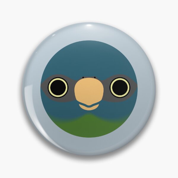 Item preview, The face of a Blue-headed macaw designed and sold by INKOYADO.