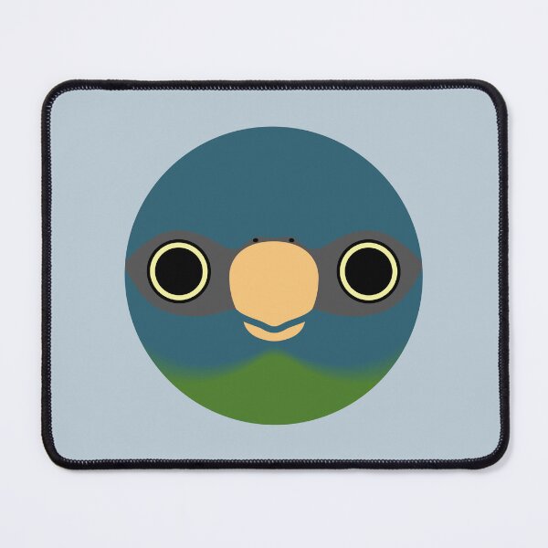 Item preview, The face of a Blue-headed macaw designed and sold by INKOYADO.