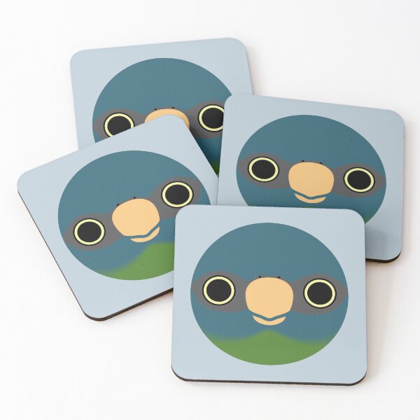 Item preview, The face of a Blue-headed macaw designed and sold by INKOYADO.