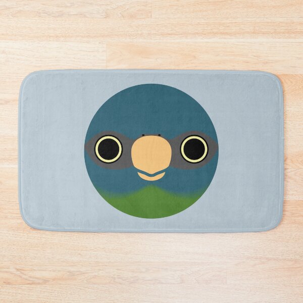 Item preview, The face of a Blue-headed macaw designed and sold by INKOYADO.