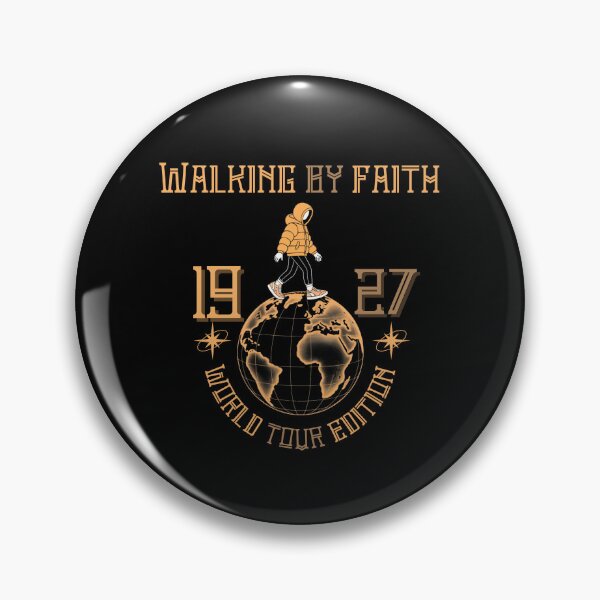 Item preview, Walking by Faith — World Tour Edition T-shirt designed and sold by OrtegaGrace.