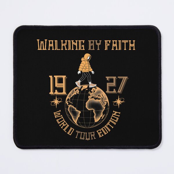 Item preview, Walking by Faith — World Tour Edition T-shirt designed and sold by OrtegaGrace.