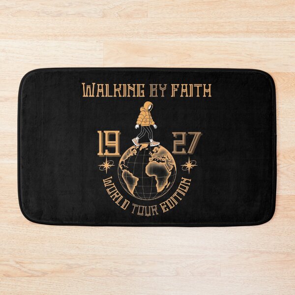 Item preview, Walking by Faith — World Tour Edition T-shirt designed and sold by OrtegaGrace.