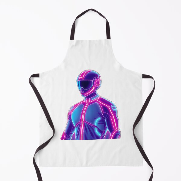 Item preview, Futuristic Athlete in Neon Glow designed and sold by sharon1210.