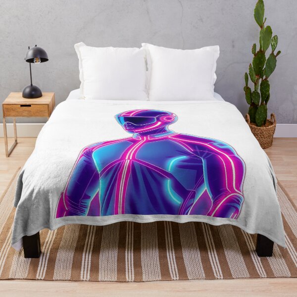 Item preview, Futuristic Athlete in Neon Glow designed and sold by sharon1210.