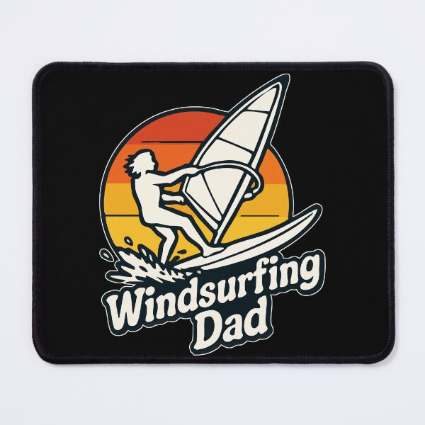 Item preview, Windsurfing Dad Surf Retro designed and sold by TomFrontierArt.