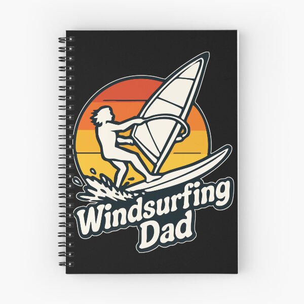 Item preview, Windsurfing Dad Surf Retro designed and sold by TomFrontierArt.