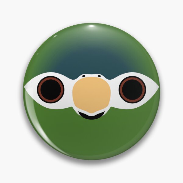 Item preview, The face of a Noble Macaw designed and sold by INKOYADO.