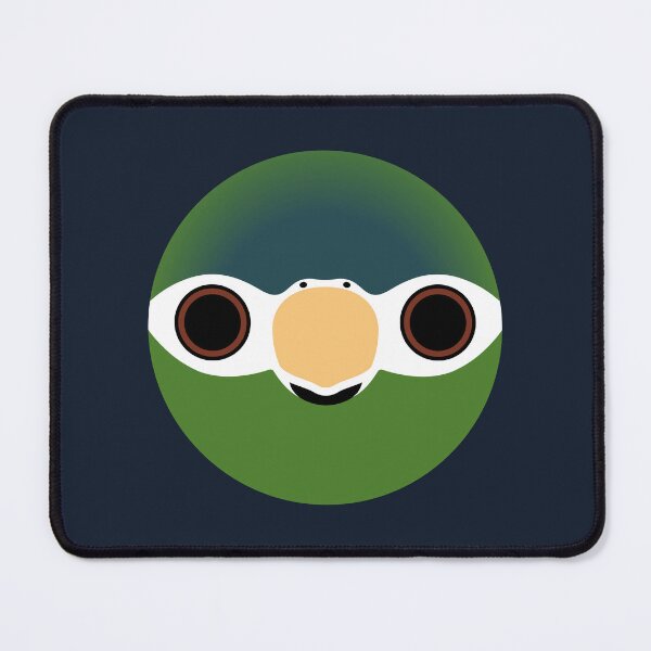 Item preview, The face of a Noble Macaw designed and sold by INKOYADO.