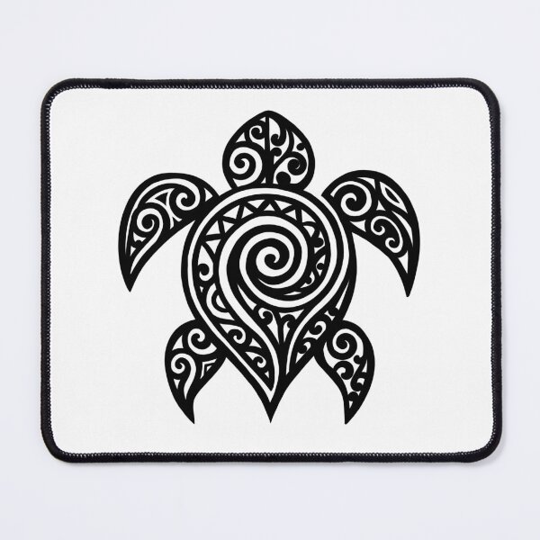 Item preview, Minimalist Maori tribal style turtle  designed and sold by JuKoArt.