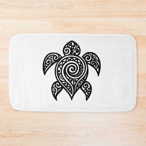 Item preview, Minimalist Maori tribal style turtle  designed and sold by JuKoArt.