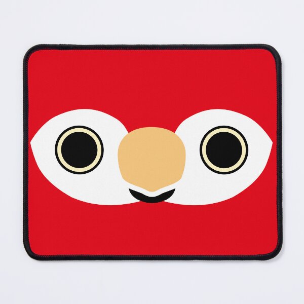 Item preview, The face of a Scarlet macaw designed and sold by INKOYADO.