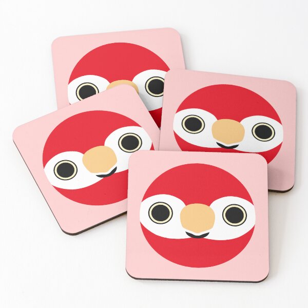 Item preview, The face of a Scarlet macaw designed and sold by INKOYADO.
