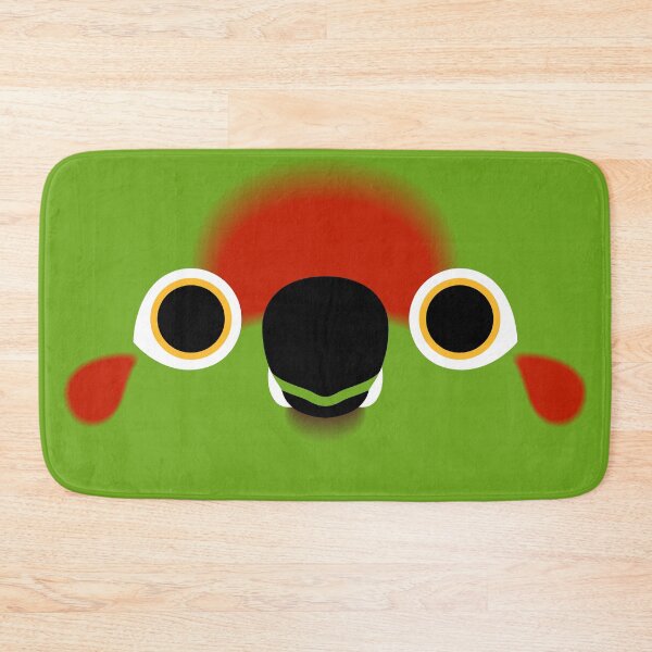 Item preview, The face of a Red-fronted macaw designed and sold by INKOYADO.