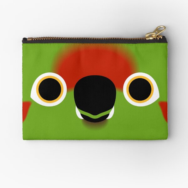 Item preview, The face of a Red-fronted macaw designed and sold by INKOYADO.