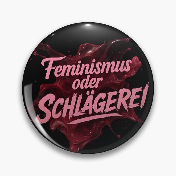 Item preview, Feminismus oder Schlägerei designed and sold by Prints for People Who Pause.