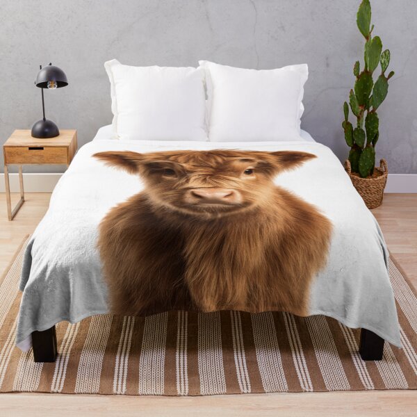 Item preview, Adorable Baby Highland Cow for Cute Highland Cow lovers designed and sold by LazyOwlStore.