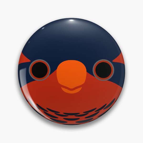 Item preview, The face of a Ornate lorikeet designed and sold by INKOYADO.