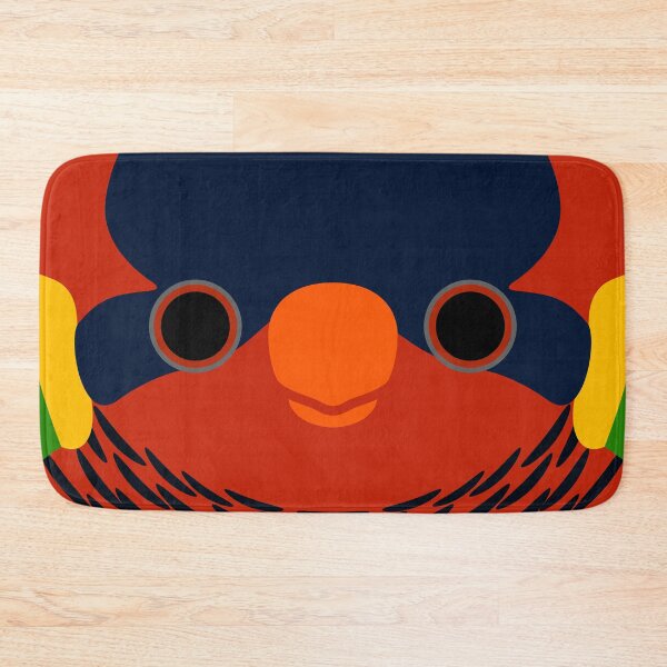 Item preview, The face of a Ornate lorikeet designed and sold by INKOYADO.