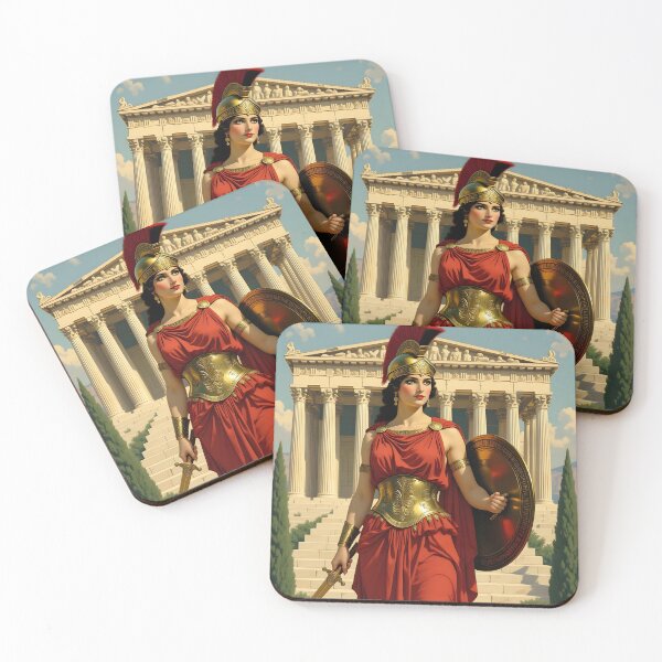 Item preview, Athena – Greek Goddess of Wisdom, Strategy, and Justice designed and sold by SoniaSarkali.