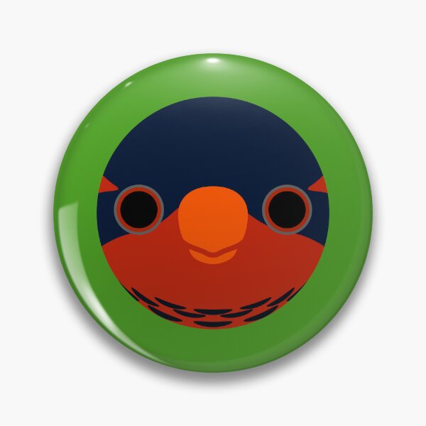 Item preview, The face of a Ornate lorikeet designed and sold by INKOYADO.