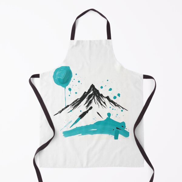 Item preview, Expressive Teal Mountain Art designed and sold by sharon1210.