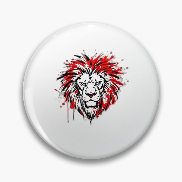 Item preview, Fiery Lion Expression Art designed and sold by sharon1210.