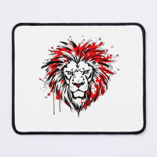 Item preview, Fiery Lion Expression Art designed and sold by sharon1210.