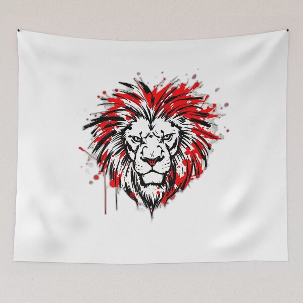 Item preview, Fiery Lion Expression Art designed and sold by sharon1210.