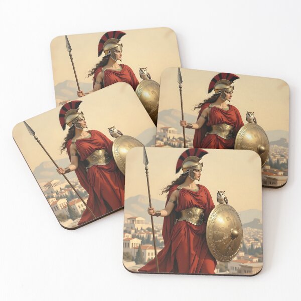 Item preview, Athena – Greek Goddess of Wisdom, Strategy, and Justice designed and sold by SoniaSarkali.