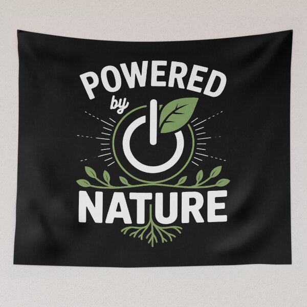 Item preview, Powered by nature - Nature online - Say it with nature - Free nature for all - Nature rules - Nature the solution designed and sold by JansenGS.