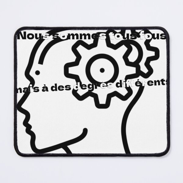 Item preview, We are all crazy, but to varying degrees - Creative T-shirt designed and sold by BonjourPrints.