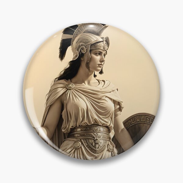Item preview, Athena – Greek Goddess of Wisdom, Strategy, and Justice designed and sold by SoniaSarkali.
