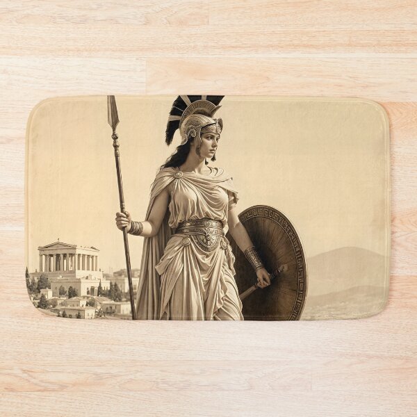 Item preview, Athena – Greek Goddess of Wisdom, Strategy, and Justice designed and sold by SoniaSarkali.
