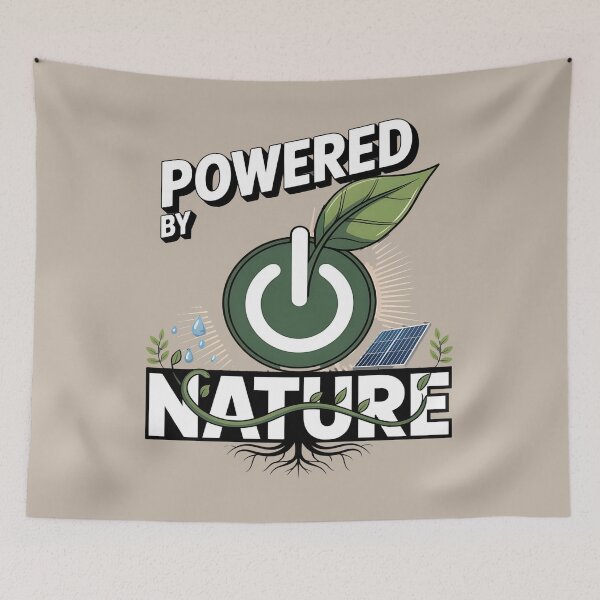 Item preview, Powered by nature - Say it with nature - Free nature for all - Nature rules - Nature the solution designed and sold by JansenGS.