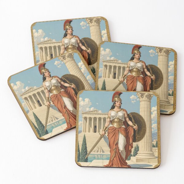 Item preview, Athena – Greek Goddess of Wisdom, Strategy, and Justice designed and sold by SoniaSarkali.