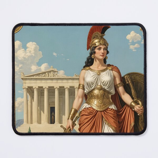 Item preview, Athena – Greek Goddess of Wisdom, Strategy, and Justice designed and sold by SoniaSarkali.