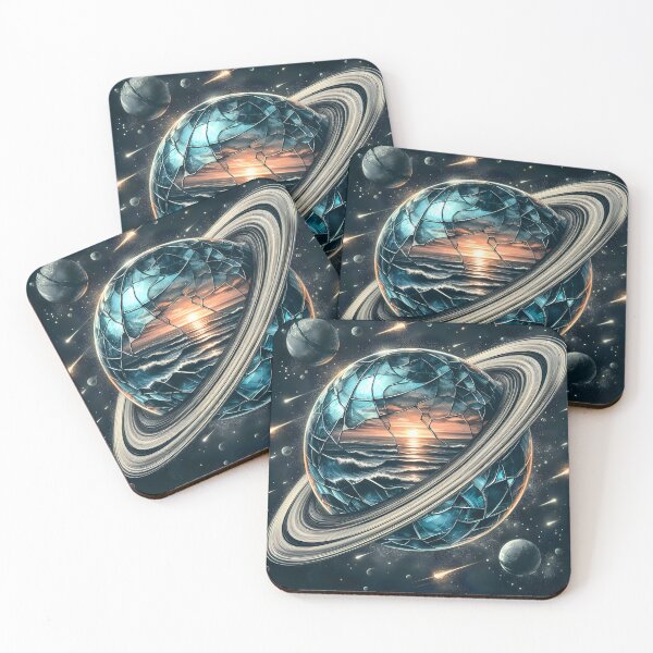 Item preview, Saturn with Ocean Inside, Ai Generated Art    designed and sold by ACC .