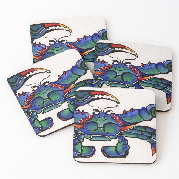 Item preview, Blue Crab By Walter Anderson designed and sold by KaijuNoKaiju.