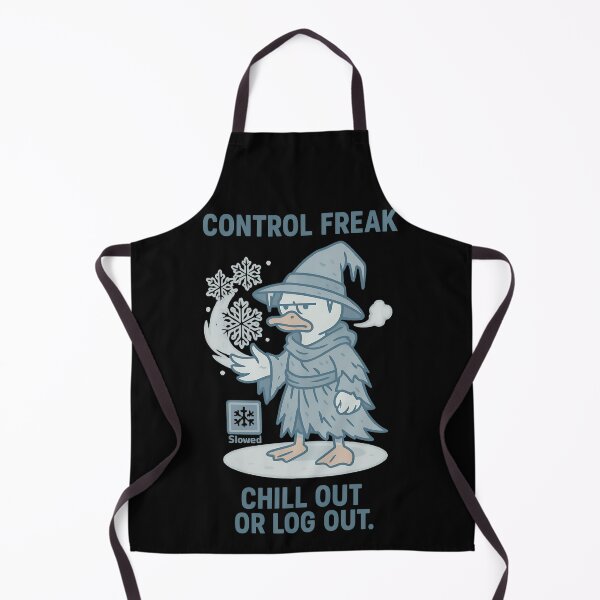 Item preview, Control Freak Chill Out Or Log Out Duck Frost Mage designed and sold by TeeTimeTreasure.