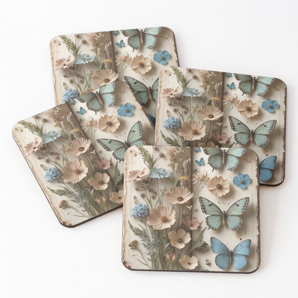 Item preview, Butterfly Herbarium – Pressed Wings & Wild Petals designed and sold by Deezyned.