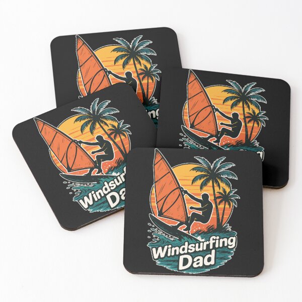 Item preview, Windsurfing Dad Summer Retro designed and sold by TomFrontierArt.