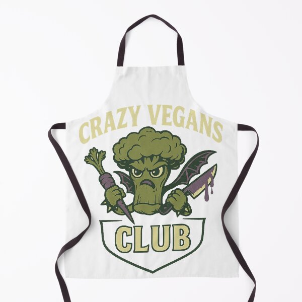 Item preview, Crazy Vegans Club - Gift for Vegan Punks Broccoli Humor Art designed and sold by Jarminis.