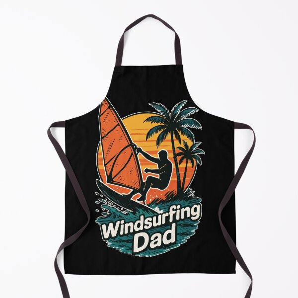 Item preview, Windsurfing Dad Summer Retro designed and sold by TomFrontierArt.