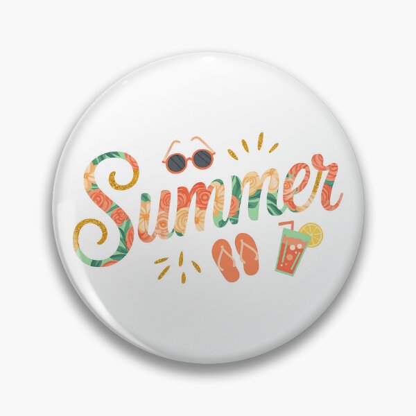 Item preview, Floral Summer Typography Design designed and sold by ArtfulWeave.