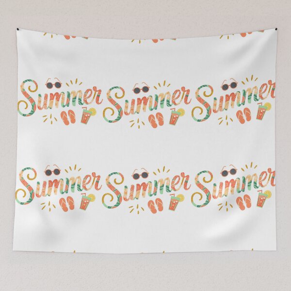 Item preview, Floral Summer Typography Design designed and sold by ArtfulWeave.